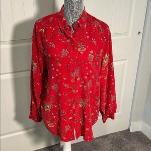 Liz Claiborne Classic Silk Blouse 12
